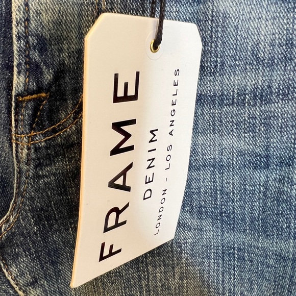 ⭐️ Frame Denim Le Garcon Boyfriend Jeans Starry Night Women’s Jean Loose NWT - Picture 9 of 11